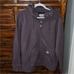 Carhartt Women’s Full Zip Up Hoodie Purple Sz Extra Large 16-18